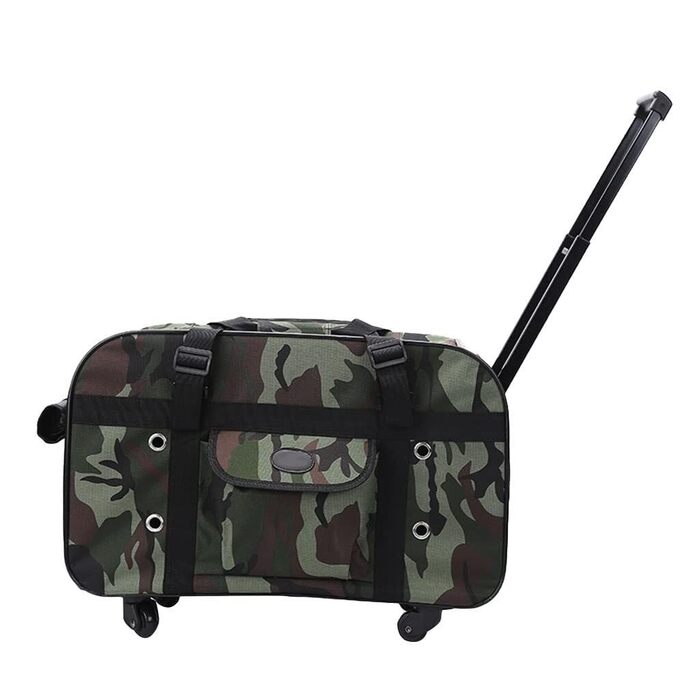 Транспортна сумка для тварин на колесах RRXEOUU - для собак та котів, дихаюча, портативна