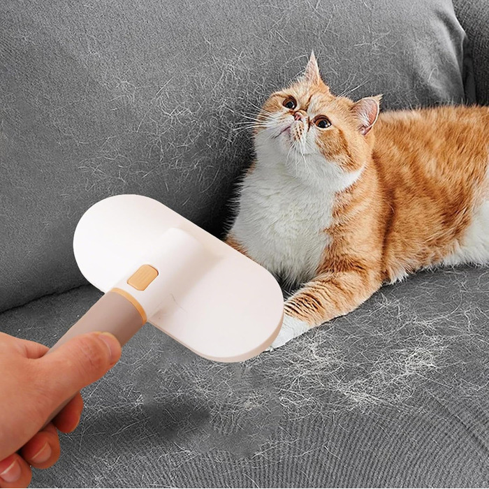 Щітка для собак під час линьки - видалення шерсті, аксесуари для домашніх тварин, інструмент для собак та котів. Для чищення та масажу підшерстка короткої та довгої шерсті вдома