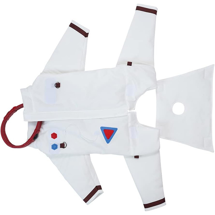 Костюм для собак та котів Space Dog на Хелловін, XXL, білий/розкішний сад