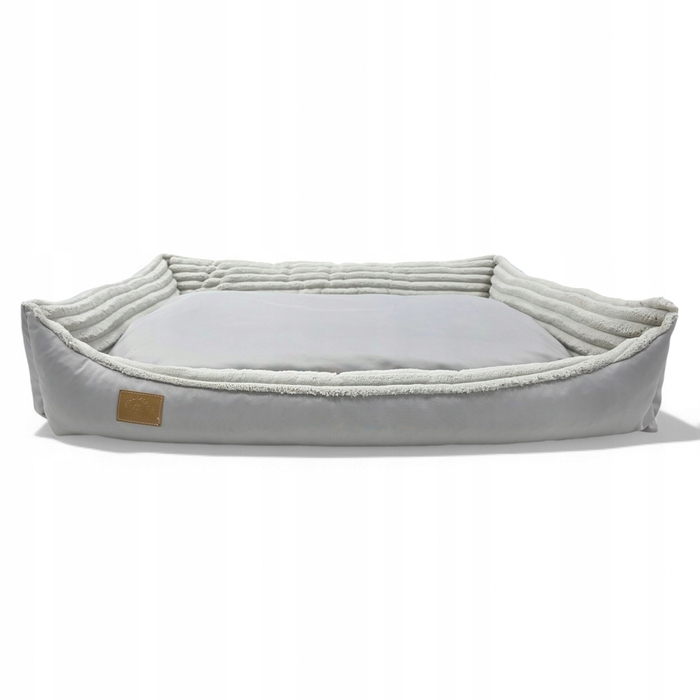 Плюшевий диван для собак Odol, сірий, 120 см x 80 см