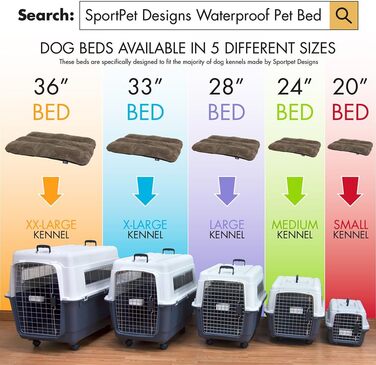 Кіязка для собак SportPet Designs Medium - пластикова, коліщатка, розмір L (67x51x47 см)