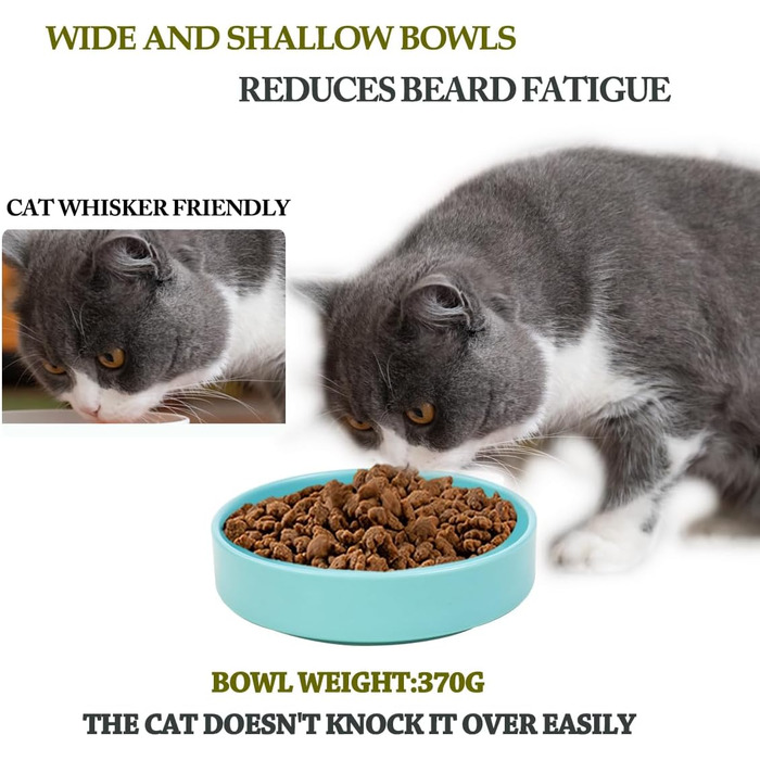 Котло propositions Keramik, 15 * 4 см, годівниця для котів та кошенят (Блакитний)