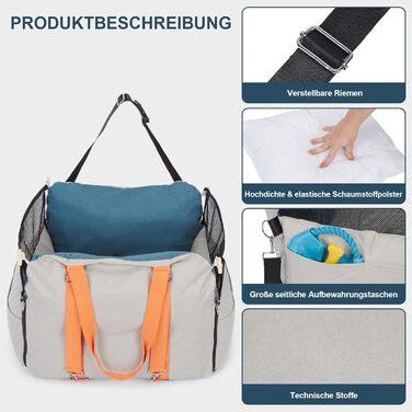 Автокрісло для собак Ownpets: зручне та безпечне автоліжко для маленьких та середніх собак, водонепроникне та стійке до подряпин