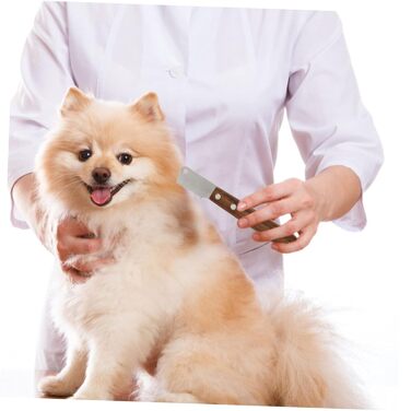 Набір щіток для грумінгу собак та котів Minkissy 2 шт. для видалення підшерстка, нержавіюча сталь, ергономічний дизайн