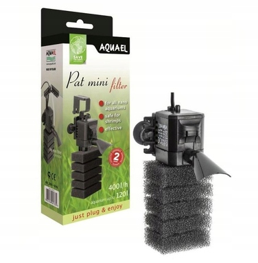 Внутрішній губковий фільтр Aquael, 400 л/год, з регулюванням продуктивності
