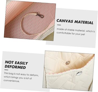 Переносна сумка-переноска для тварин Toyvian: дихаюча сумка для собак і котів, для подорожей, з великою кишенею для зберігання