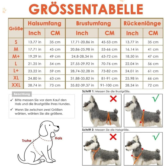 Зимова куртка для собак SlowTon з нашийником-гетром, світловідбиваючими смугами, регулюванням, водонепроникна, вітронепроникна, для цуценят, м'яка, червона, розмір L+