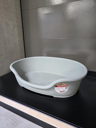 Кругле ліжко для собак Flamingo Tuck, зелене, розмір L (81x54x24 см), практичне, стильне та легко миється