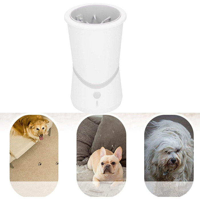Електричний очищувач лап для тварин, мийка для лап собак, ротаційна чаша для миття лап, підходить для миття лап собак