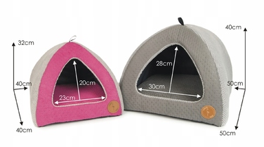 Будиночок для собак та котів LAUREN design BELLA VELVET