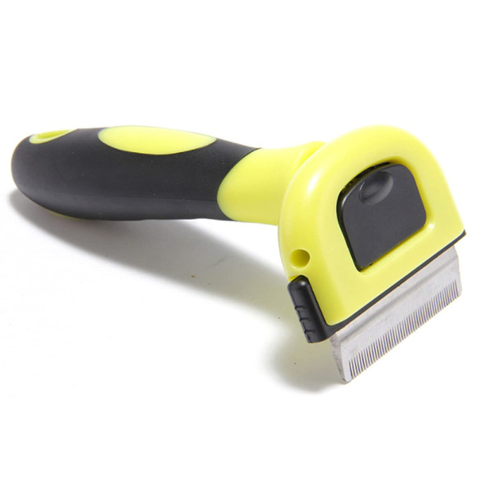 Інструмент для видалення шерсті та щітка для грумінгу домашніх тварин, (M) для собак та котів різних порід та типу шерсті (короткої або довгої).