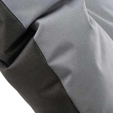 Крісло-ліжко для собак великих порід Ferplast: ортопедичне, знімний чохол, водонепроникне, 110 x 70 x 8 см, сірого кольору