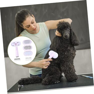 Щітка для котів BESPORTBLE з масажною функцією для догляду за шерстю, видалення шерсті, аксесуари для чищення котів з ергономічною ручкою