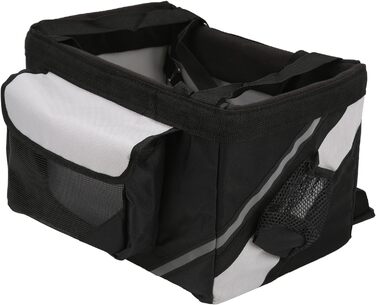 Сумка-переноска для велосипеда Jerys, універсальний велосипедний кошик для собак, знімний, 15x11x9,8 дюймів, оксфордська тканина, для маленьких та середніх собак