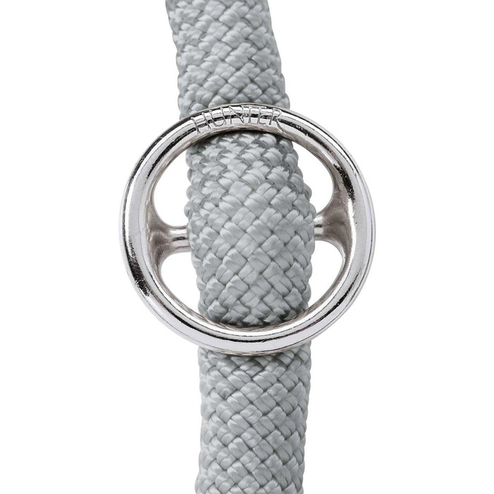 HUNTER Dressurhalsung FREESTYLE EIBY сірого кольору, розмір M-L: м'який матеріал, регульована висота, надійна фурнітура, для тренувань та прогулянок