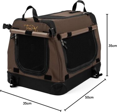 Складаний легкий бокс для собак TrendPet TPX50-Pro з алюмінієвим каркасом