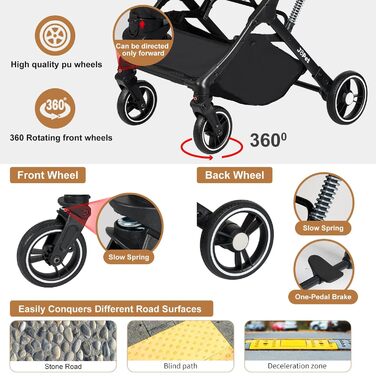 Дитяча візок для домашніх тварин: собак та котів, алюмінієвий каркас, компактний, складаний, з сумкою, сірий