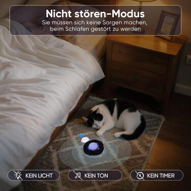 Іграшка для котів GoldenSun: м'ячик-дзига з дзижчанням, килимок з мишками, 5-лочкове хованки, блакитний колір