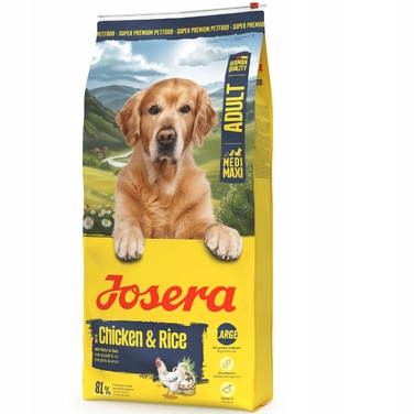 Корм для собак Josera Adult Medi/Maxi з куркою та рисом, 12.5 кг