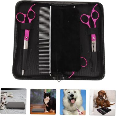 Набір інструментів для грумінгу собак: ножиці для догляду за шерстю, нержавіюча сталь Rosy