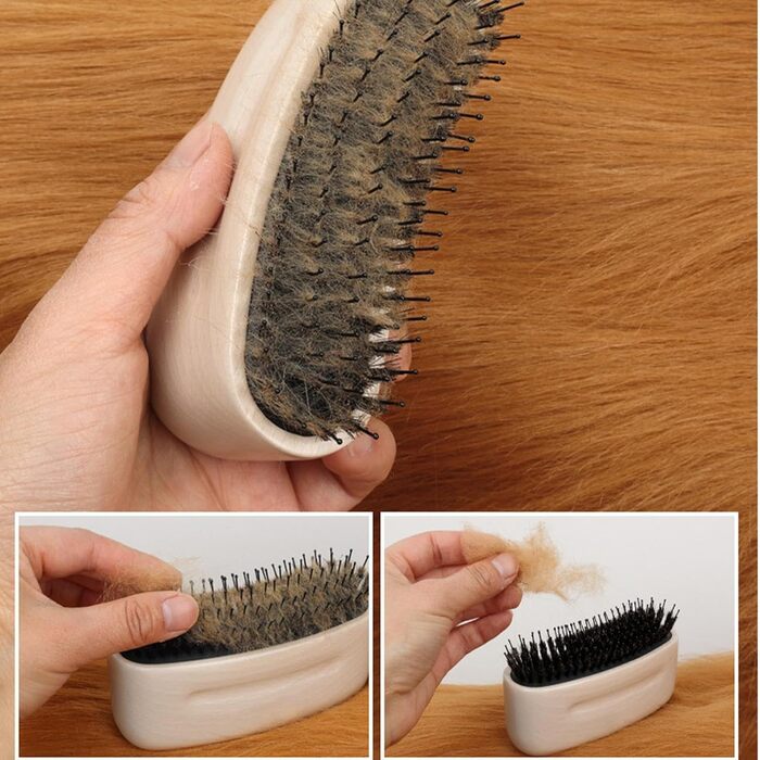 Щітка для видалення шерсті котів, розпушувач для довгошерстих тварин, інструмент для дематування, щоденне використання, для цуценят, кошенят, грумінг, ветеринар