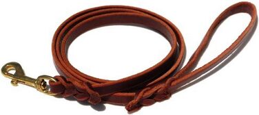 Плетений шкіряний повідок Ray Allen Signature K9, 1,8 м, бордовий