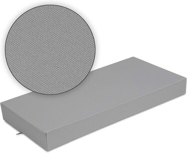 Килимок для собак SuperKissen24: лежанка, матрац для тварин - водовідштовхувальний, пральний - 120x80 см, сірий