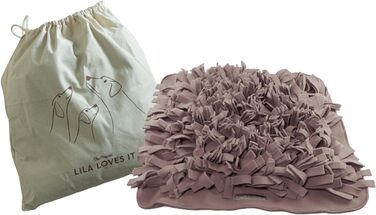 Шнуфлючий килимок для собак LILA LOVES IT 56x56 см - преміум іграшка для вихованців, стильний дизайн, міцний та пральний