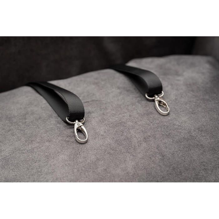 Автокрісло для собак Boutique Zoo | М'яке автокрісло для собак, котів та інших тварин | На заднє сидіння, пасажирське сидіння | Лежанка для собак, переноска для собак | Поліестер, штучна замша | Колір: Сірий | Розмір: M (47x40 см)