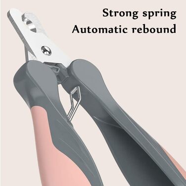 Професійна ножиця для грумінгу собак та котів: безпечна та зручна для маленьких порід, цуценят та кроликів (сірий)