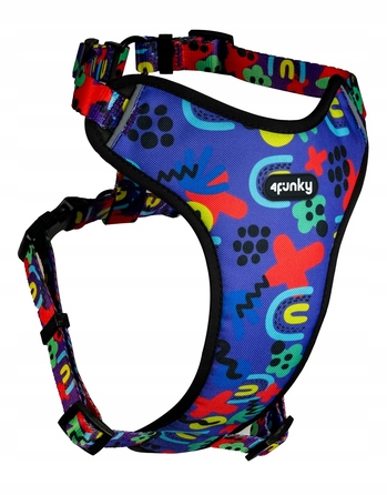 Шлейка Guard Comfort Neon Bone | 4Funky | Регульована, для малих собак (розмір S)