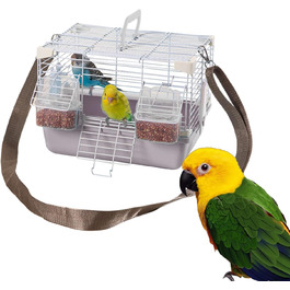 Переносний клітка для птахів Vogelkäfig: зручний транспортний засіб для колібрі, ньомуфенситок, перламутрових птахів