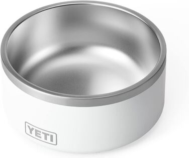Миска для собак YETI Boomer, біла, 8 дюймів, нержавіюча сталь