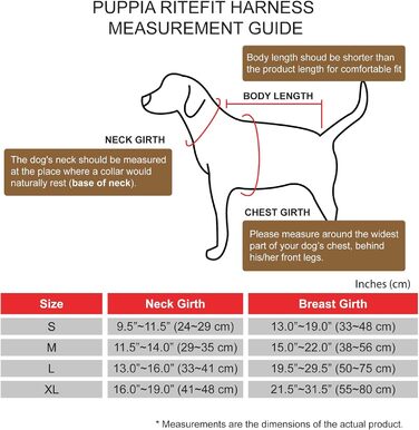 Шлея для собак Puppia Soft Harness RITEFIT сіра, розмір M
