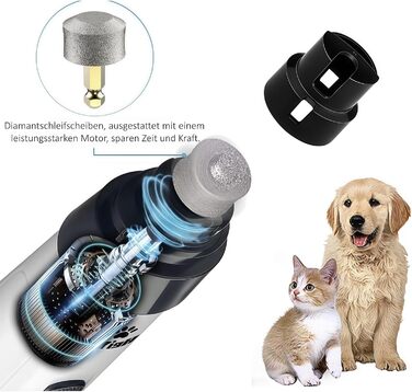 Keleno TrimNox Pro: тиха, ергономічна машинка для грумінгу тварин (2 насадки)