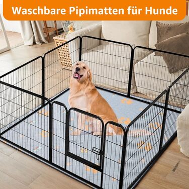Багаторазові підкладки для цуценят, 2 шт. - супер впитываючі пелюшки для собак, нековзні тренувальні килимки для диванів, вольєрів або автокрісел, 76x81 см (2 шт.)