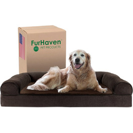 Ліжко-матрац Furhaven для собак і котів з охолоджуючим гелем та меморі пінною, диван, ортопедичне