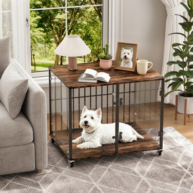 Дерев'яна клітка BingoPaw, 60 x 77 x 65 см