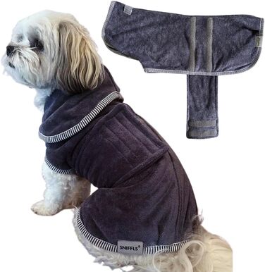 Преміум халат для собак - великі породи, теплий та м'який, для зими та літа, машинне прання 40°C