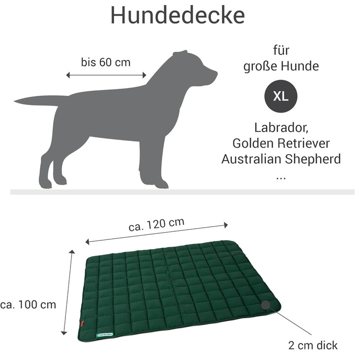 М'яка лежанка для собак Doctor Bark, розмір M (80x70 см) - якісна, міцна, для дому та вулиці, можна прати до 95°C