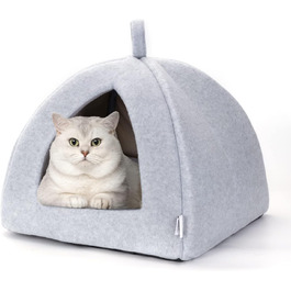 Nobleza: Розкладне котяче будиночок 2-в-1 для котів та собак, з подушкою, 38x38x33 см