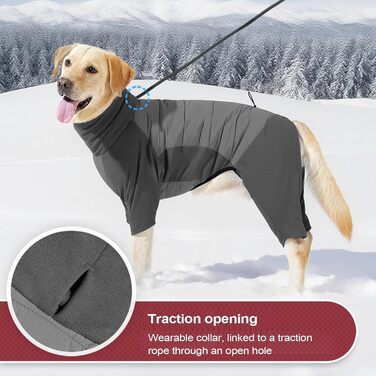 Зимовий одяг для собак: теплий водонепроникний зимовий пуховик з коміром-стійкою для малих та середніх собак, для прогулянок, хандрі, туризму, сірого кольору, розмір L