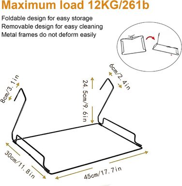 Килимок для кота на радіатор Dokeno, підвісна лежанка-гамак, теплий лежак для котів, лежанка-гамак для котів з м'яким плюшевим покриттям, зручна підвісна лежанка для котів на будь-який радіатор, 46x30x25 см