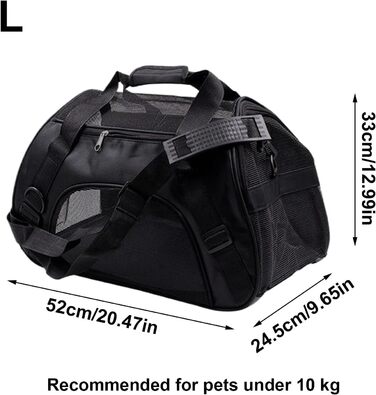 Транспортна переноска для собак та котів, складна, з регульованими ременями, переноска для котів