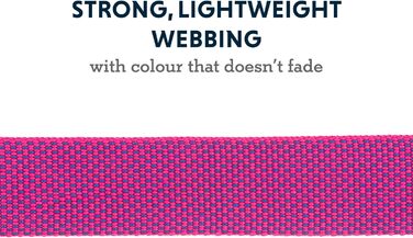 Нашийник для собак Ruffwear Hi & Light, міцний та легкий, Tubelok, Alpenglow Pink (L, 51-66cm)