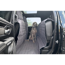 Tierlando® Автоковдра з бавовни XXL для пікапів та SUV, 240x170 см, сірий графіт