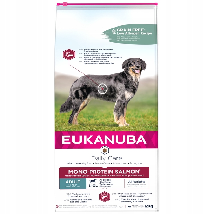 Сухий корм для собак Eukanuba з лососем, 12 кг