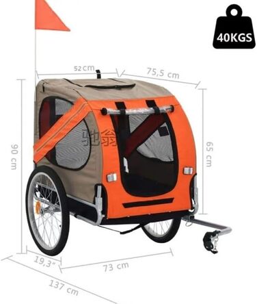 Фаркоп для собак, велосипедний фаркоп, складний фаркоп для собак, відбиваючий фаркоп для велосипеда