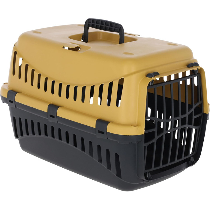 Kerbl Pet Transportbox Expedion: переносна переноска для собак та котів, 45x30x30 см, пластик