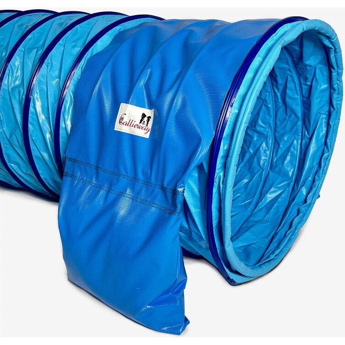 Тунель для аджиліті для собак Calliway® Profi, 3м, блакитний